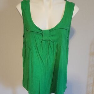 Cato Bright Green Sleeveless Scoop Neck Tank Top..Size XL